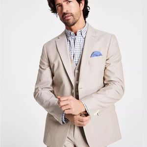 TOMMY HILFIGER Men's Modern-Fit TH Flex Stretch Chambray Suit Separate Jacket